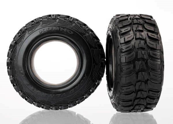 Traxxas 6870R - Tires Kumho ultra-soft (S1 off-road racing compound) (dual profile 4.3x1.7- 2.2/3.0") (2)/ foam inserts (2)