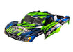 Traxxas 6928G Body Slash green & blue (8264976138477)