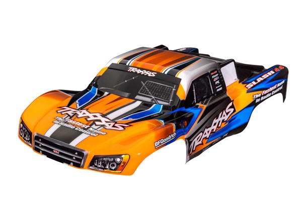 Traxxas 6928T Body Slash orange & blue (8264976204013)