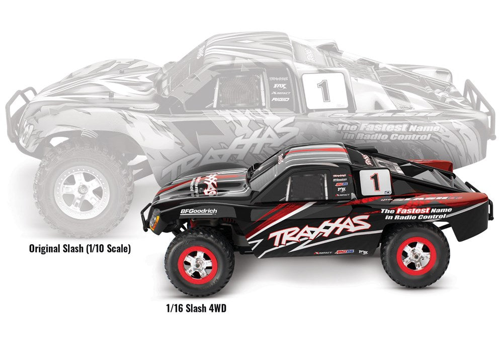 Traxxas 70054-8 - 1/16 Scale Slash: 4X4 - Short Course Truck w/USB-C (8295960346861)