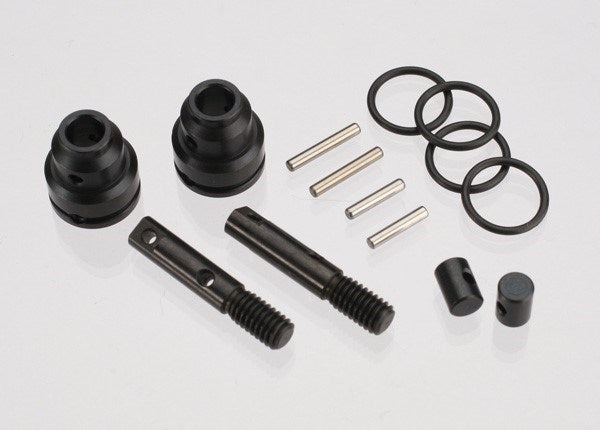 Traxxas 7055 - Rebuild kit steel constant-velocity driveshafts (includes pins o-rings stub axles for driveshafts assemblies) (8827957182701)