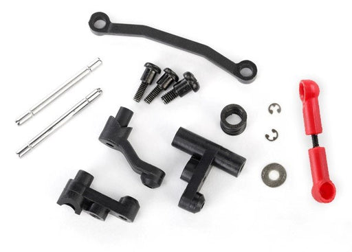 Traxxas 7538X - Steering bellcranks servo saver/ spring/ spring retainer/ posts/ draglink (8827978842349)