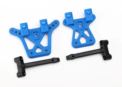 Traxxas 7637 - Shock tower front (1) rear (1)/ shock tower brace (2) (769135673393)