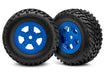 Traxxas 7674 - Sct Blue Wheels Sct Off-Road Racing Tires (1 Each Right & Left) (8827988476141)