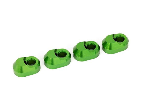 Traxxas 7743 Suspension pin retainer 6061-T6 aluminum (green-anodized) (4) (8264973877485)