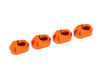 Traxxas 7743 Suspension pin retainer 6061-T6 aluminum (orange-anodized) (4) - Hobby City NZ (8264973910253)