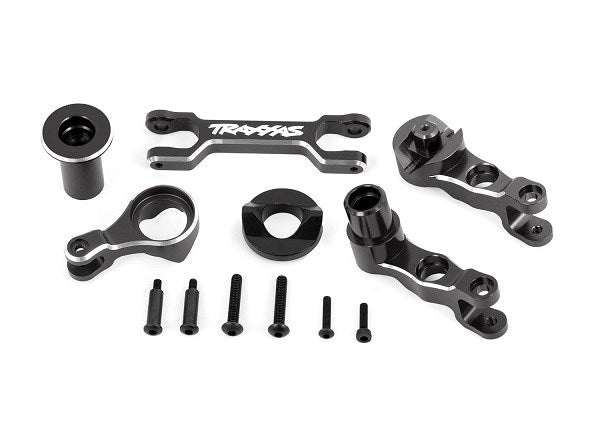 Traxxas 7746 Steering bellcranks / draglink (6061-T6 aluminum gray-anodized) (8312742510829)