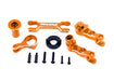 Traxxas 7746 Steering bellcranks / draglink (6061-T6 aluminum orange-anodized) (8312742772973)