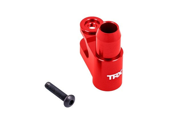 Traxxas 7747 Servo horn steering 6061-T6 aluminum (red-anodized) (8264974237933)