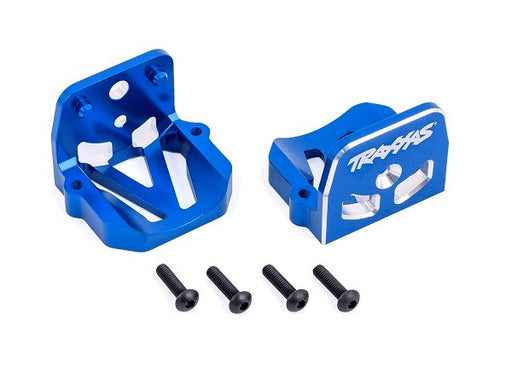 Traxxas 7760 Motor mounts 6061-T6 aluminum (blue-anodized) (8264974303469)