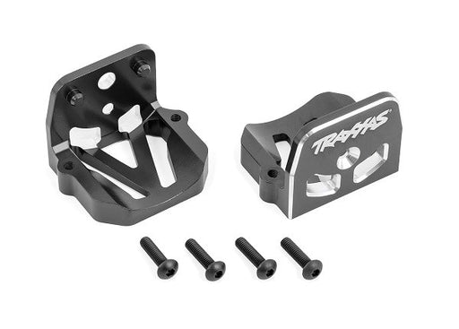 Traxxas 7760 Motor mounts 6061-T6 aluminum (gray-anodized) (8264974369005)