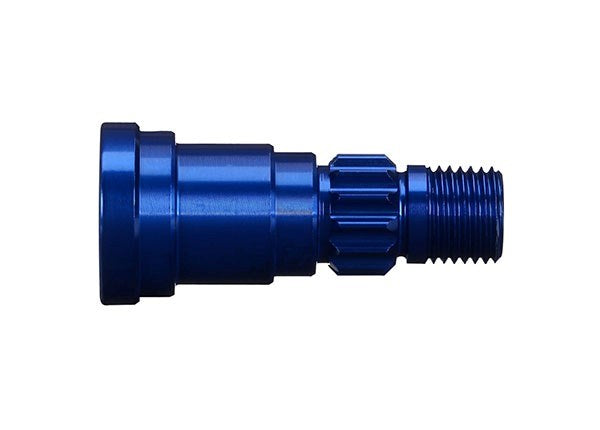 Traxxas 7768 - Stub axle aluminum (blue-anodized) (1) (for use only with #7750X driveshaft) (8177828593901)