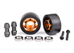 Traxxas 7775T Wheels wheelie bar 6061-T6 aluminum orange-anodized (8120448352493)