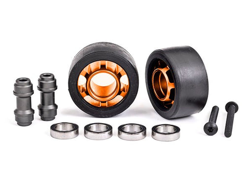 Traxxas 7775T Wheels wheelie bar 6061-T6 aluminum orange-anodized (8120448352493)