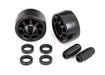 Traxxas 7775 - Wheels wheelie bar (2)/ axles wheelie bar (2)/ 10x15x4 plastic bushings (4) (for #7776 or 8976 wheelie bar) (769138458673)