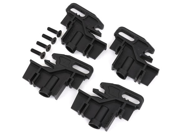 Traxxas 7833 Battery hold-down mounts left (2)/ right (2)/ 4x15mm CCS (4) (8150705602797)