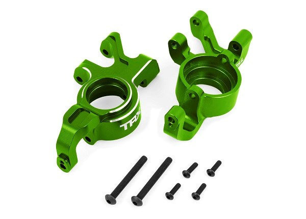 Traxxas 7836 Steering blocks 6061-T6 aluminum (green-anodized) (8264975417581)