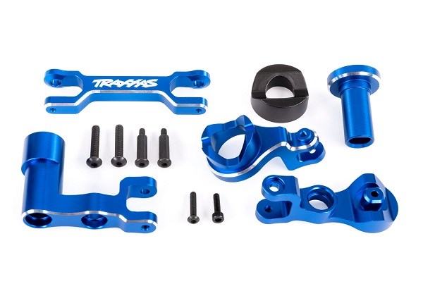 Traxxas 7843 Steering bellcranks / draglink (6061-T6 aluminum blue-anodized)