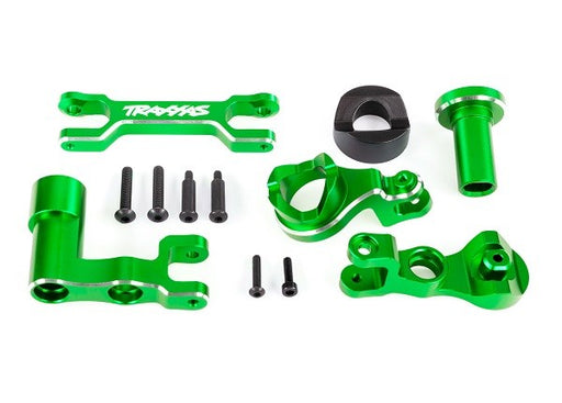 Traxxas 7843 Steering bellcranks / draglink (6061-T6 aluminum green-anodized) (8312743100653)