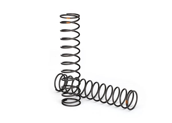 Traxxas 7854 - Springs shock (natural finish) (GTX) (0.929 rate orange stripe) (2) (769139212337)