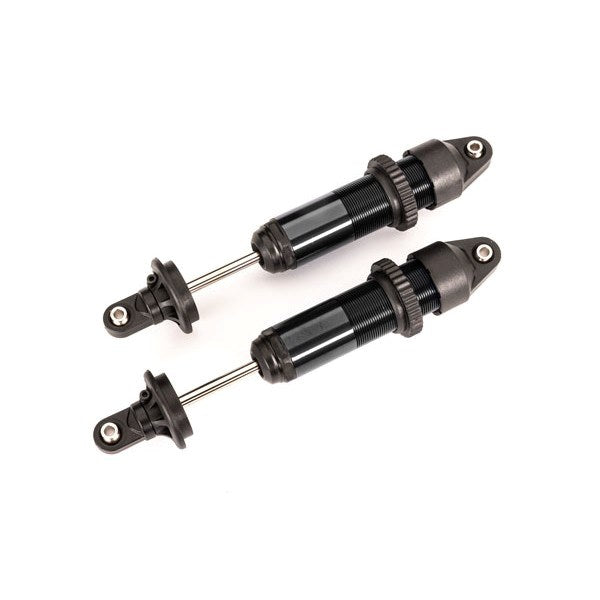 Traxxas 7861A - Shocks GTX medium (aluminum black-anodized) (fully assembled w/o springs) (2)