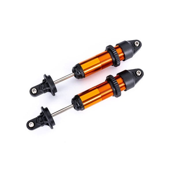 Traxxas 7861T - Shocks GTX medium (aluminum orange-anodized) (fully assembled w/o springs) (2) (8150706684141)