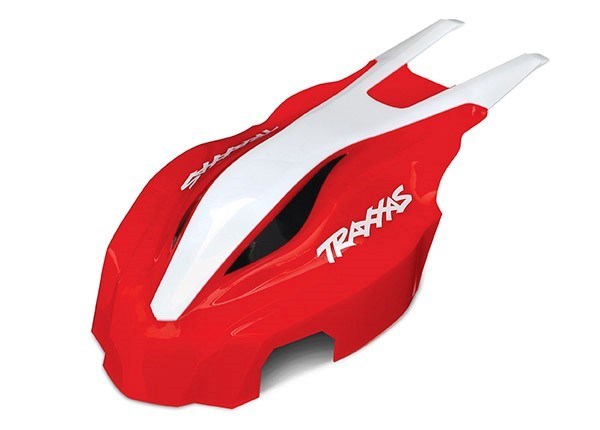 Traxxas 7911 - Canopy Front Red/White Aton (769139441713)