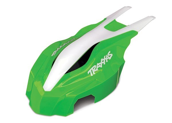 Traxxas 7914 - Canopy Front Green/White Aton (769139540017)