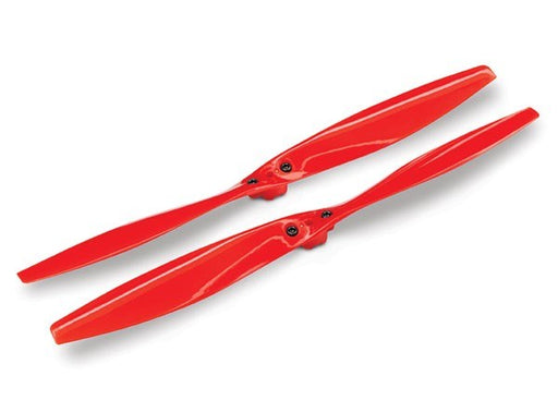 Traxxas 7928 - Rotor Blade Set Red (2) (With Screws) (8827962720493)