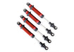 Traxxas 8160R - Shocks Gts  Red-Anodized Aluminum (Assembled Without Springs) (4) - Hobby City NZ