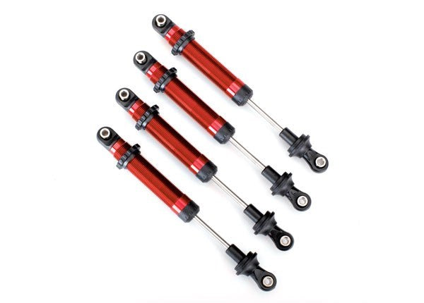 Traxxas 8160R - Shocks Gts  Red-Anodized Aluminum (Assembled Without Springs) (4) - Hobby City NZ