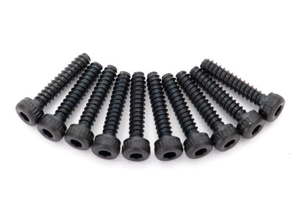 Traxxas 8167 - Screws 2x10mm cap-head self-tapping (hex drive) (10) (7650718744813)