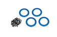 Traxxas 8169X - Beadlock Rings Blue (1.9') (Aluminum) (4)/ 2X10 Cs (48) (789138538545)