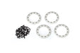 Traxxas 8169 - Beadlock Rings Satin (1.9') (Aluminum) (4)/ 2X10 Cs (48) (7540685570285)