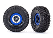 Traxxas 8182 - Method 105 1.9" Blue Beadlock Wheels w/Canyon Trail 1.9" Tires (8338404507885)