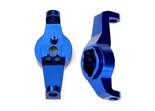 Traxxas 8232X Caster blocks 6061-T6 aluminum (blue-anodized) left and right (8827996405997)