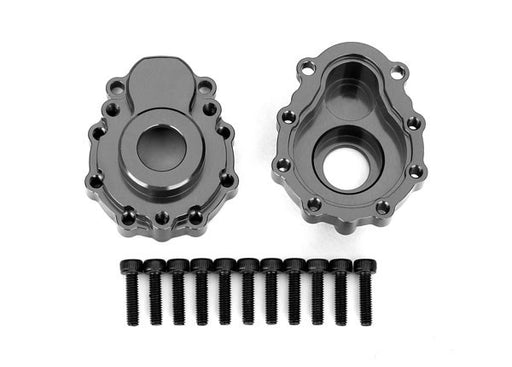 Traxxas 8251A Portal housings outer 6061-T6 aluminum (charcoal gray-anodized) (2)/ 2.5x10 CS (12) (8827996602605)