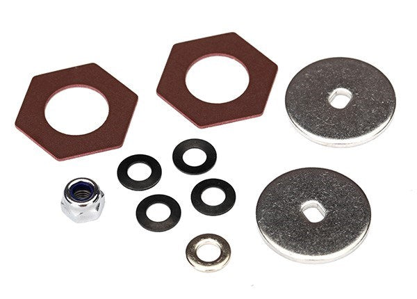 Traxxas 8254 - Rebuild Kit Slipper Clutch (Steel Disc (2) / friction insert (2)/ 4.0mm NL (1)/ spring washers (4) metal washer (1))