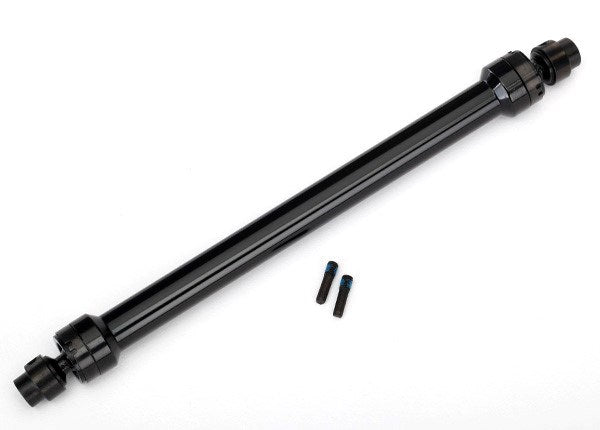 Traxxas 8555 - Driveshaft Center Rear Black-Anodized Aluminum (789144338481)