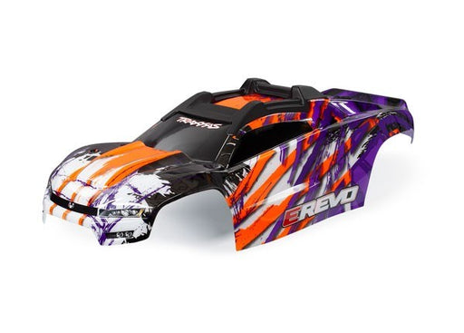 Traxxas 8611T - Body E-Revo Purple Assembled (7637937422573)