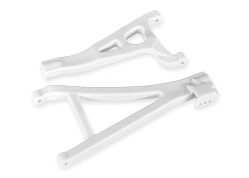 Traxxas 8631A - Suspension arms white front (right) heavy duty (upper (1)/ lower (1)) - Hobby City NZ (7654683082989)