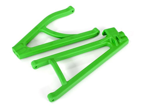 Traxxas 8633G Suspension arms green rear (right) heavy duty adjustable wheelbase (upper (1)/ lower (1)) (8120443404525)