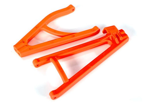 Traxxas 8633T Suspension arms orange rear (right) heavy duty adjustable wheelbase (upper (1)/ lower (1)) (8120443568365)