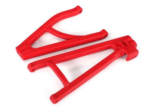 Traxxas 8634R Suspension arms red rear (left) heavy duty adjustable wheelbase (upper (1)/ lower (1)) (8120443699437)