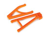 Traxxas 8634T Suspension arms orange rear (left) heavy duty adjustable wheelbase (upper (1)/ lower (1)) (8120443732205)