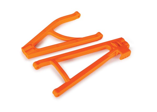 Traxxas 8634T Suspension arms orange rear (left) heavy duty adjustable wheelbase (upper (1)/ lower (1)) (8120443732205)