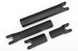 Traxxas 8655 - Half shafts center (internal splined (2)/ external splined (2)) (plastic parts only) (789120221233)