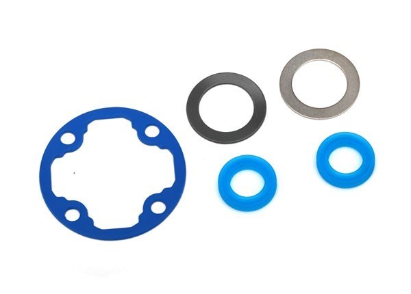 Traxxas 8680 - Differential gasket/ x-rings (2)/ 12.2x18x0.5 metal washer (1)/ 12.2x18x0.5 PTFE-coated washer (1)