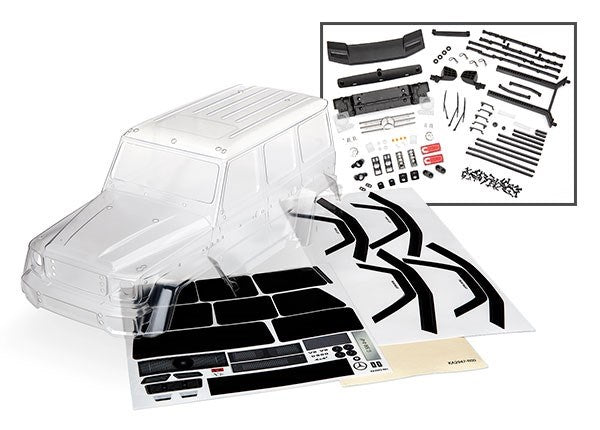 Traxxas 8811 Body Mercedes-Benz G 500 4x4 (clear requires painting)/ decals/ window masks