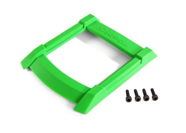 Traxxas 8917G - Skid plate roof (body) (green)/ 3x10mm CS (4) (7637926609133)